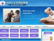 Tablet Screenshot of holycrosshealthcare.com